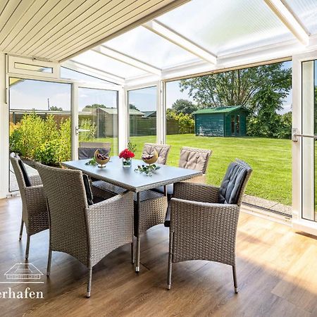 Landhaus Villa Suederhafen - Kleiner Luxus Nordstrand Bagian luar foto