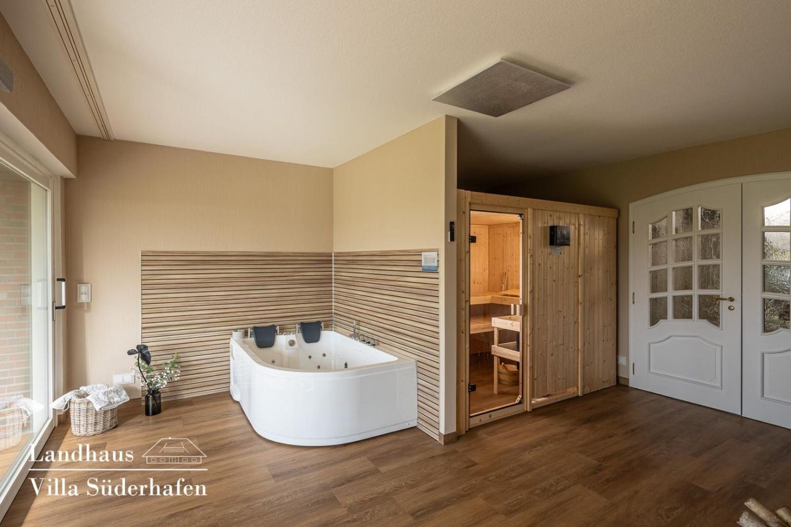 Landhaus Villa Suederhafen - Kleiner Luxus Nordstrand Bagian luar foto